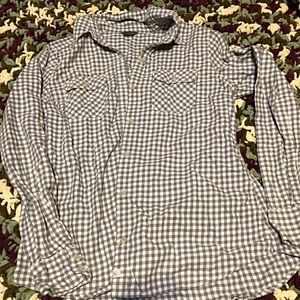 Grey and white light flannel